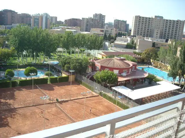 Swimming pool of Flat for rent in Zaragoza  with Heating, Parquet flooring and Furnished