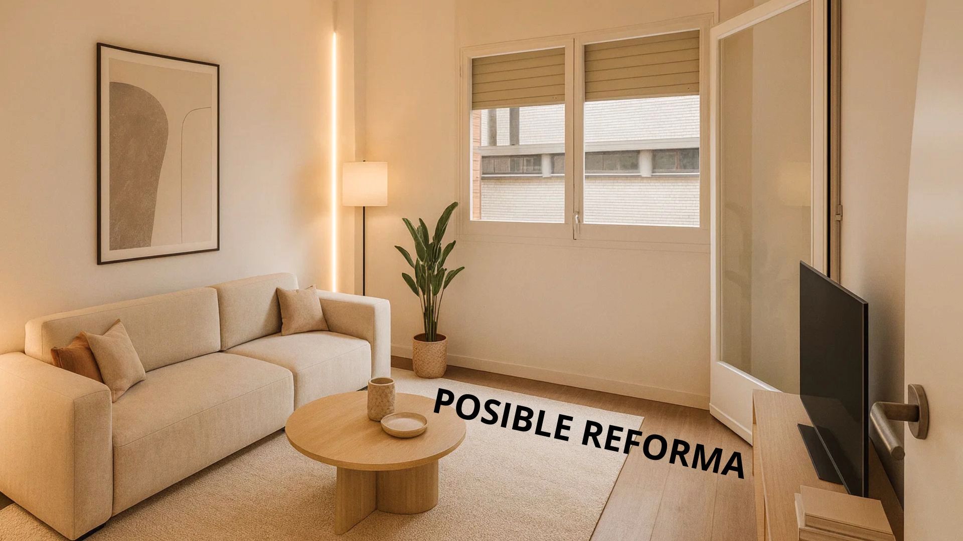 Living room of Flat for sale in Santa Coloma de Gramenet  with Heating and Balcony