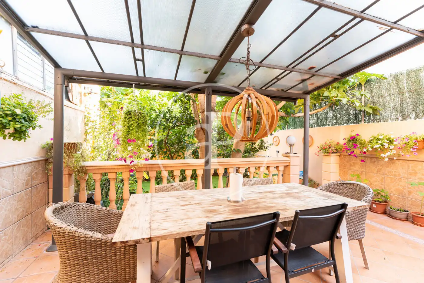 Terrassa de Casa adosada en venda en  Palma de Mallorca amb Moblat