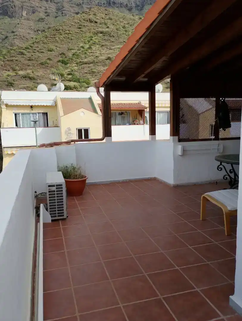 Terraza de Casa adosada para compartir en Mogán pueblo