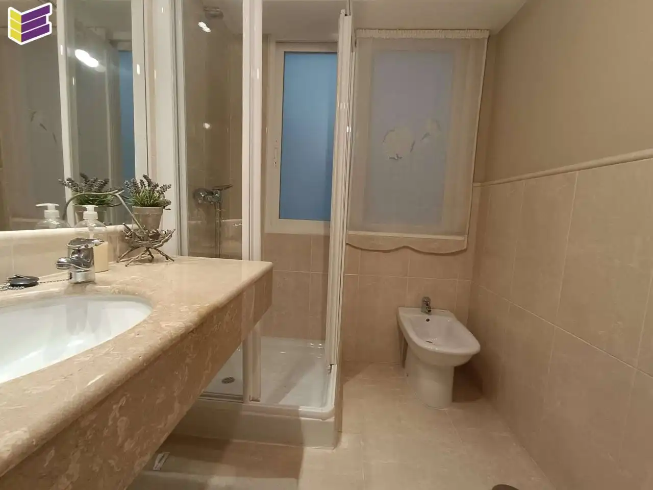 Baño de Dúplex en venta en Mondariz-Balneario con Aire acondicionado, Parquet y Trastero