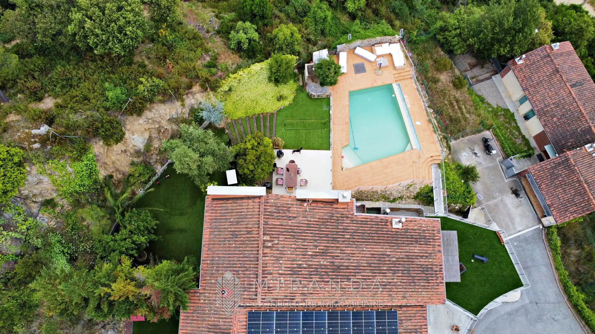 Piscina de Casa o chalet en venta en Vallromanes con Aire acondicionado, Calefacción y Jardín privado