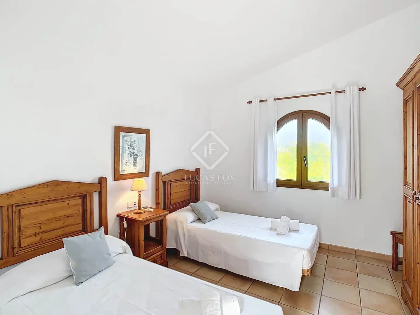 Schlafzimmer von Country house zum Verkauf in Ciutadella de Menorca mit Klimaanlage, Heizung und Privatgarten