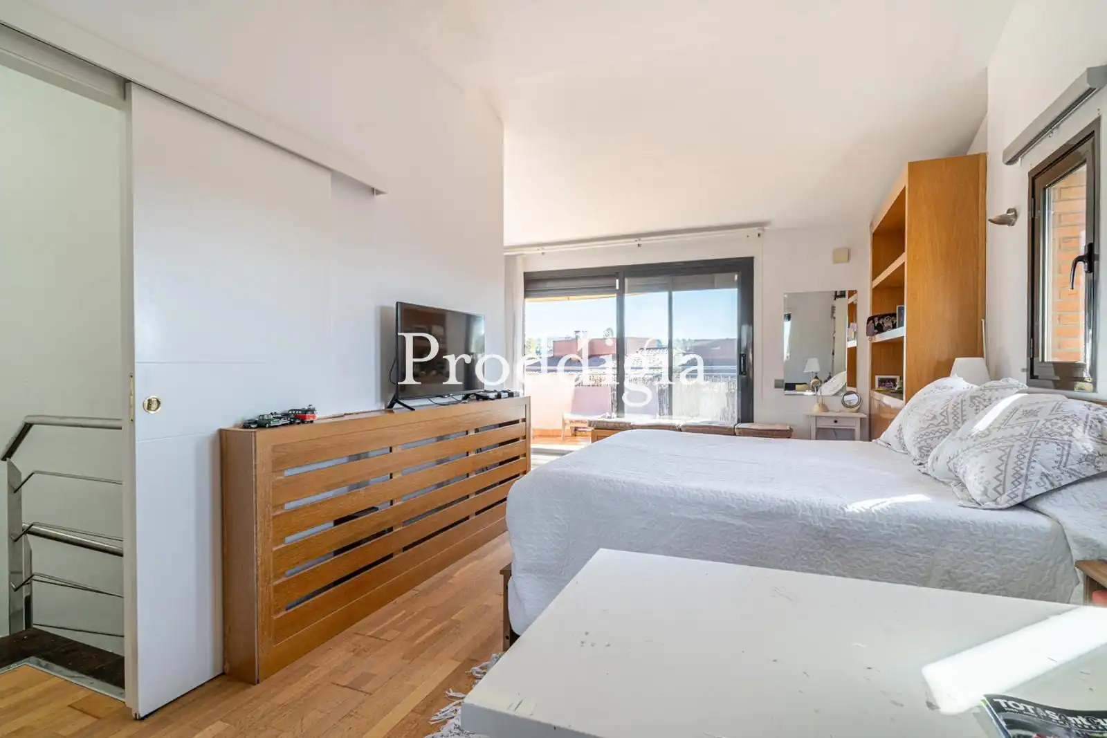 Bedroom of Detached homes for sale in Sant Cugat del Vallès  with Air Conditioner, Heating and Private garden