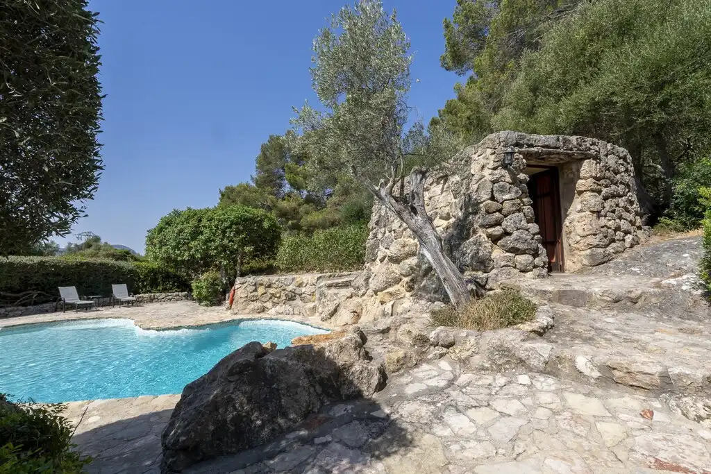 Piscina de Finca rústica en venda en Pollença amb Aire condicionat, Calefacció i Jardí privat