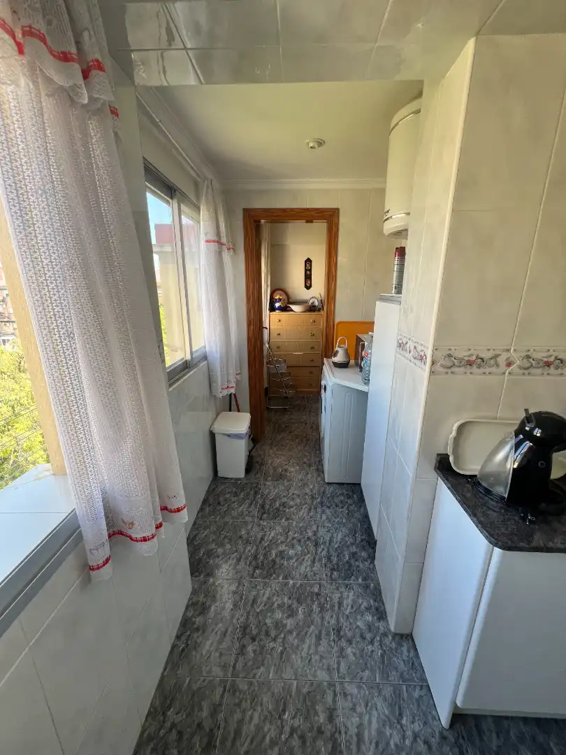 Kitchen of Flat for sale in Sagunto / Sagunt  with Air Conditioner, Heating and Balcony