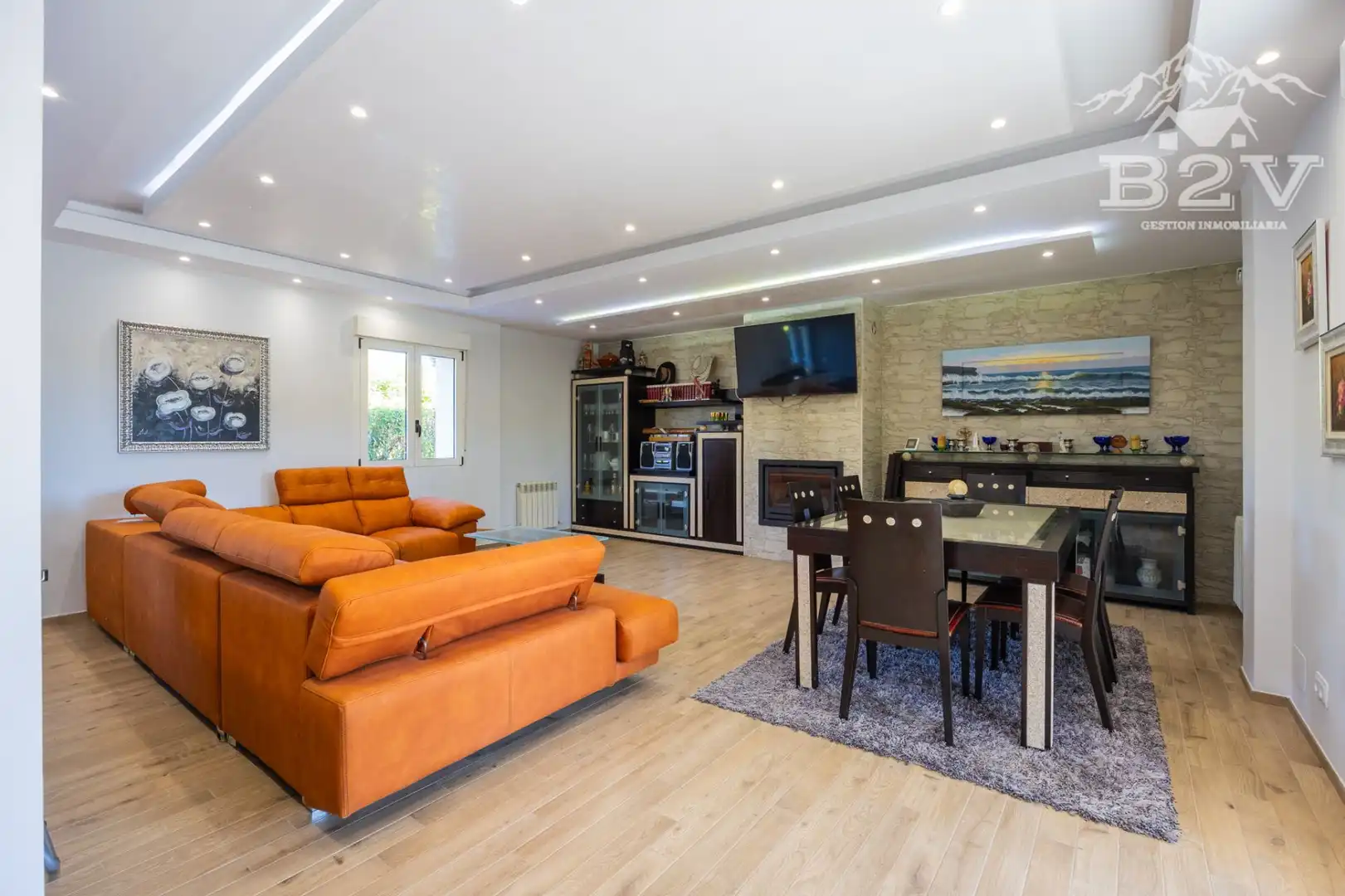 Living room of Houses for sale in Navalafuente  with Air Conditioner, Heating and Private garden