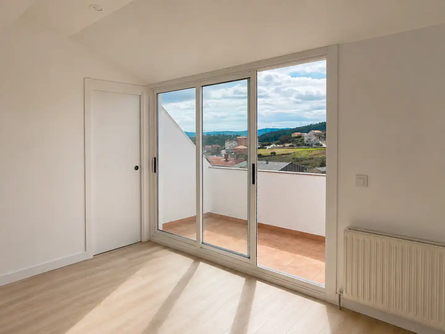 Balcony of Flat for rent in Arteixo  with Parquet flooring, Storage room and Furnished