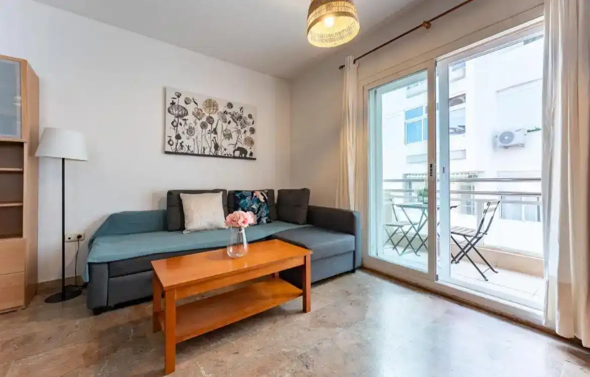 Terrasse von Wohnung zur Miete in Torremolinos mit Klimaanlage, Möbliert und Balkon