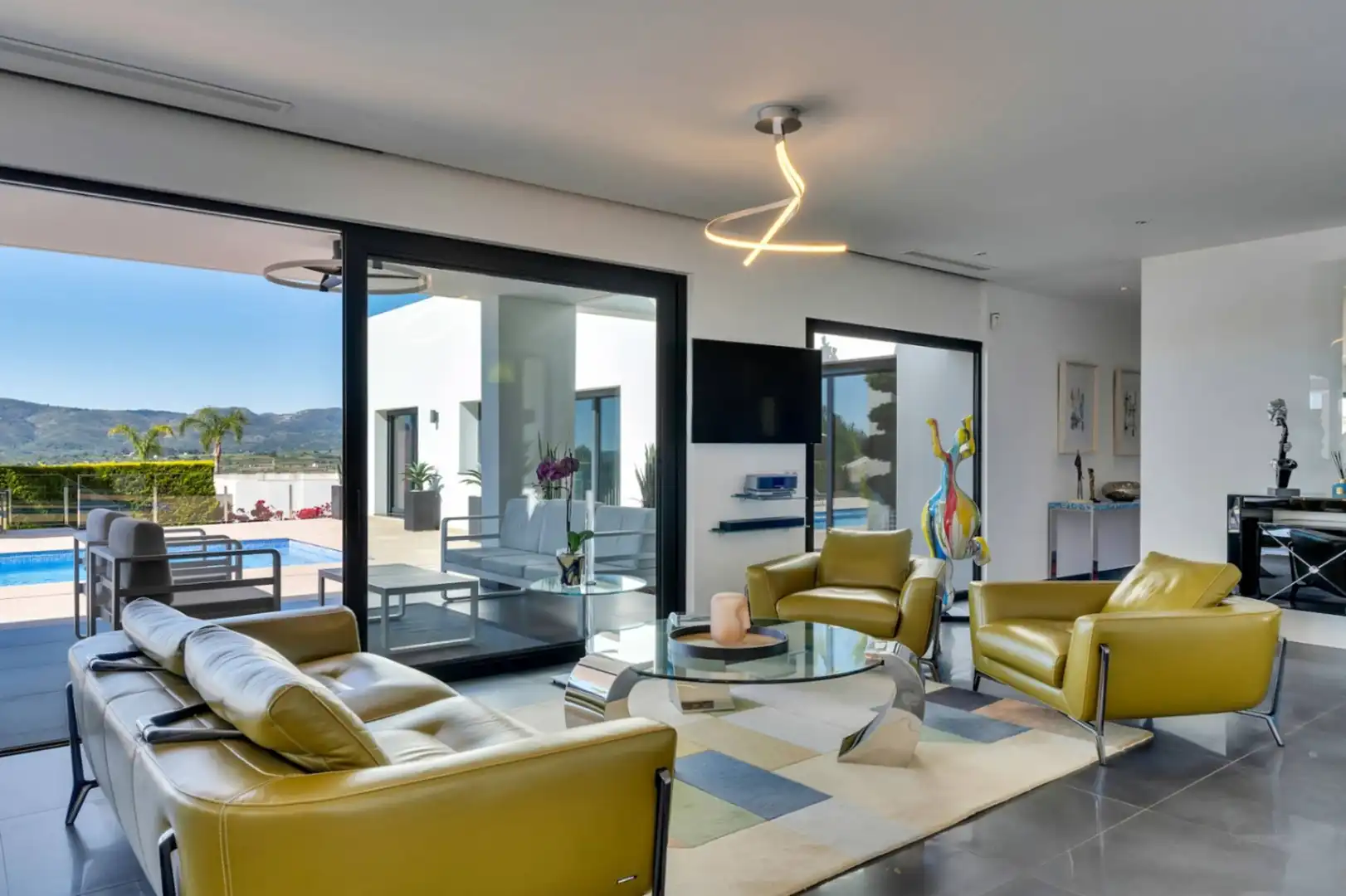 Sala d'estar de Casa o xalet en venda en Jávea / Xàbia amb Aire condicionat, Calefacció i Jardí privat