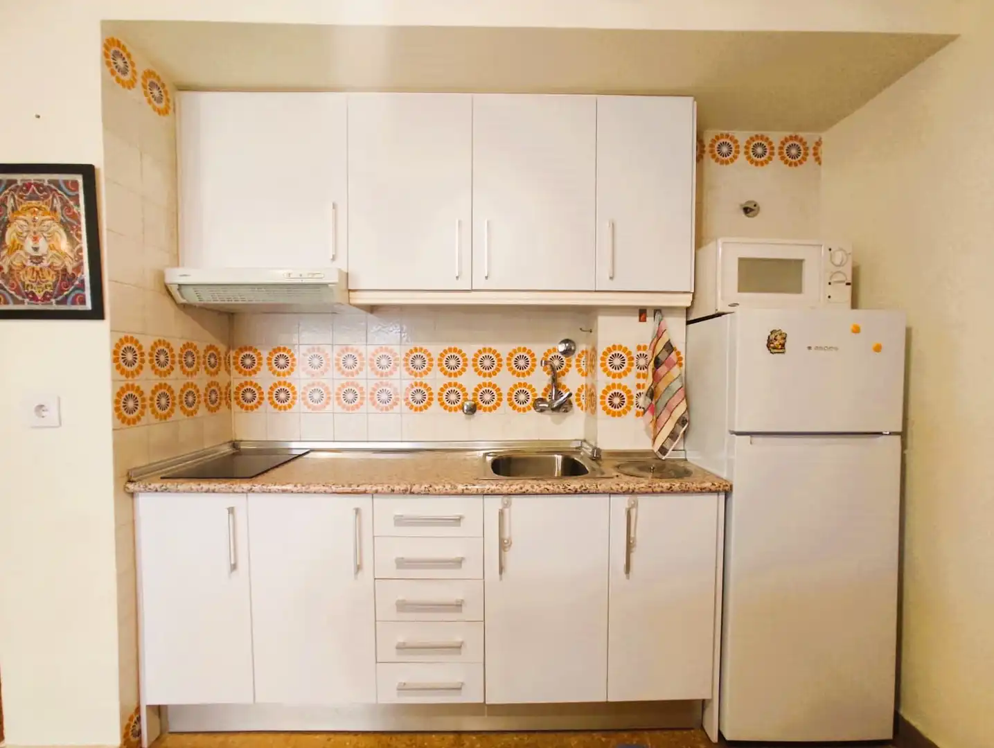Kitchen of Apartments for rent in Canet d'En Berenguer  with Terrace, Furnished and Community pool