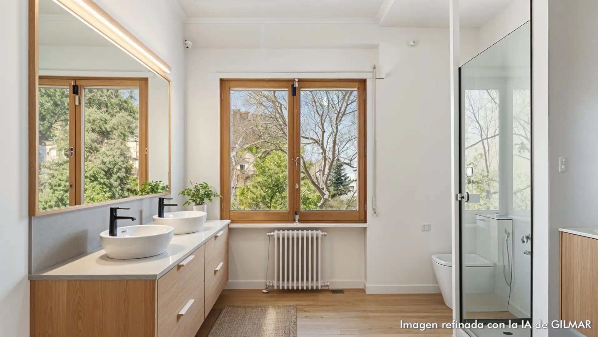 Bathroom of Houses for sale in Villanueva de la Cañada  with Air Conditioner, Heating and Private garden