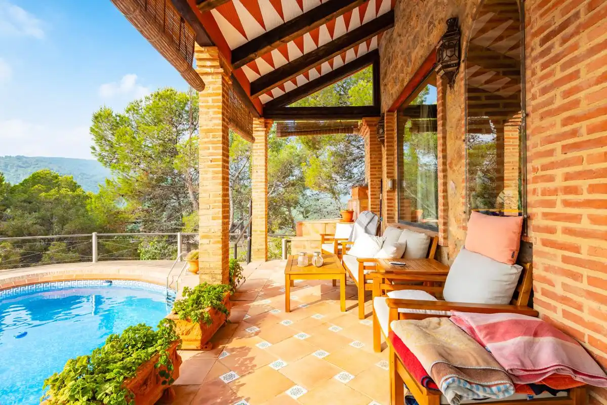 Terraza de Casa o chalet en venta en Gilet con Calefacción, Jardín privado y Terraza