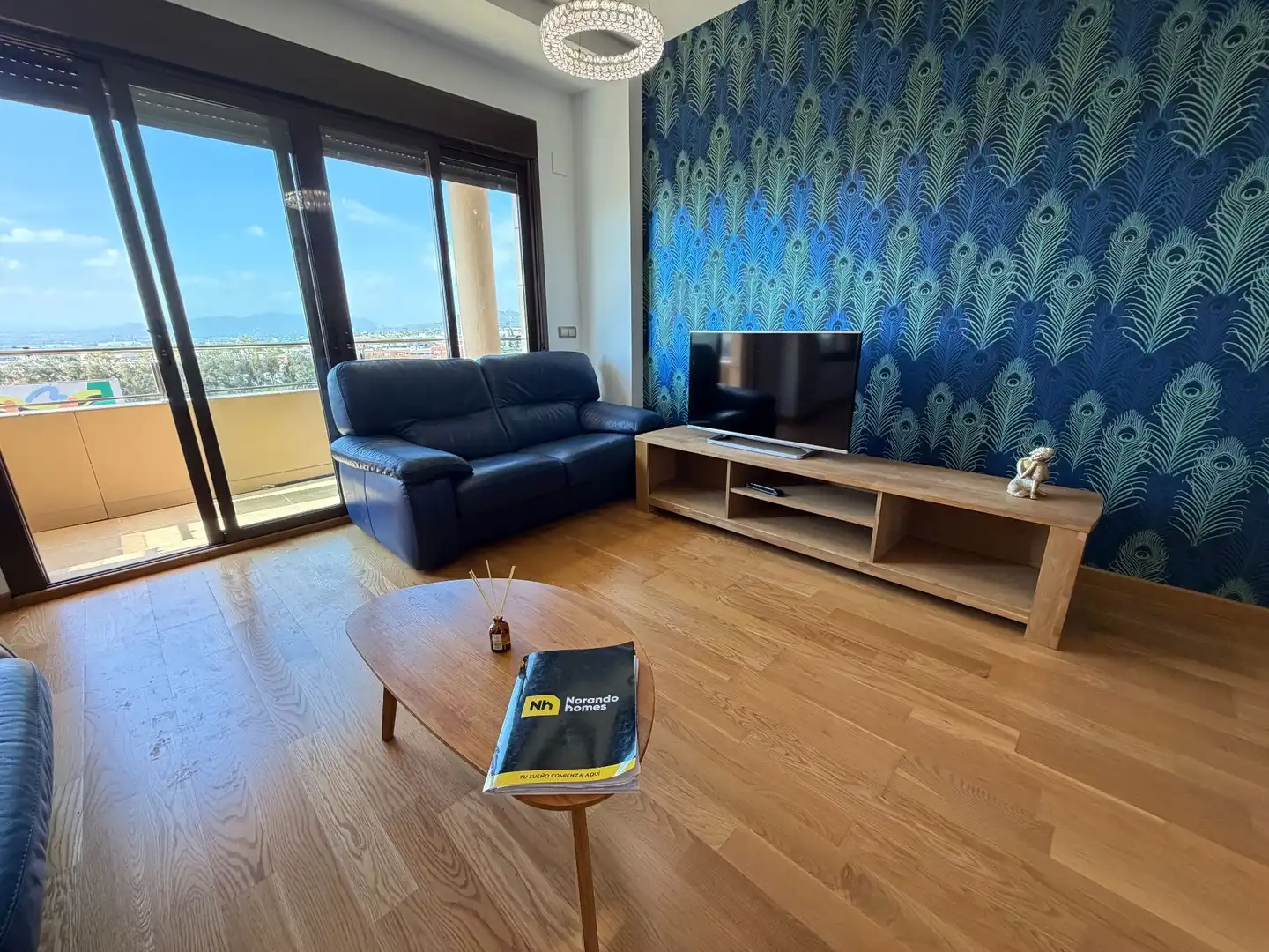Wohnzimmer von Wohnung zum Verkauf in Málaga mit Klimaanlage, Heizung und Terrasse