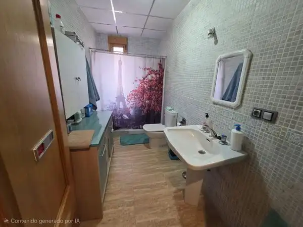 Baño de Finca rústica en venta en Pulpí con Aire acondicionado, Jardín privado y Parquet