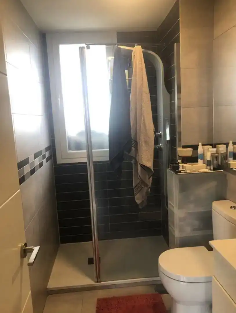 Bany de Àtic per a compartir en Madrid amb Aire condicionat, Jardí privat i Parquet