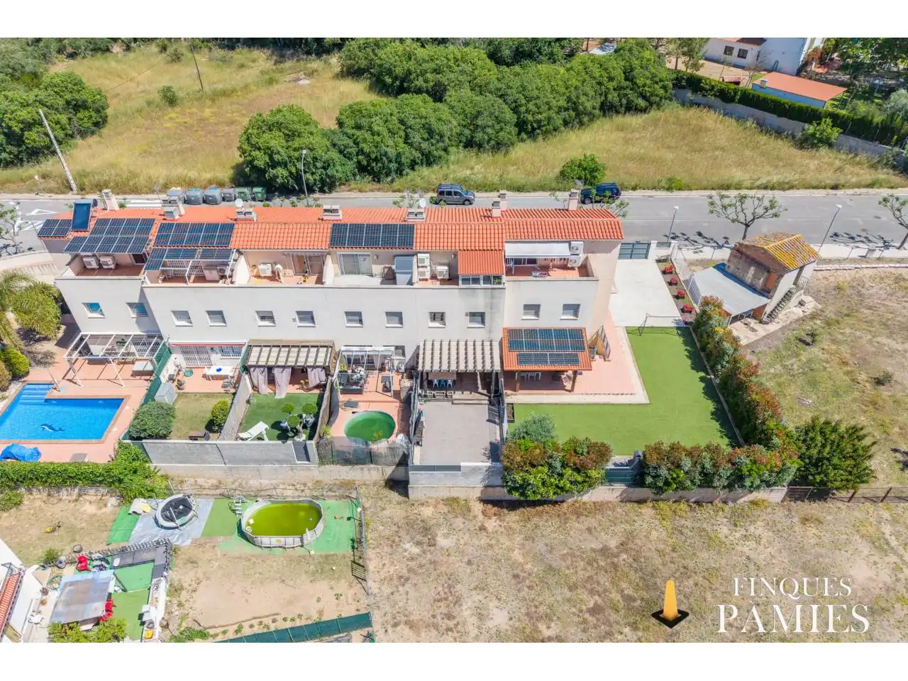 Einfamilien-Reihenhaus zum Verkauf in Riudoms mit Klimaanlage, Heizung und Privatgarten