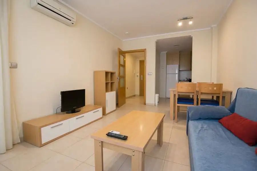 Sala d'estar de Apartament en venda en Alicante / Alacant amb Aire condicionat, Calefacció i Jardí privat