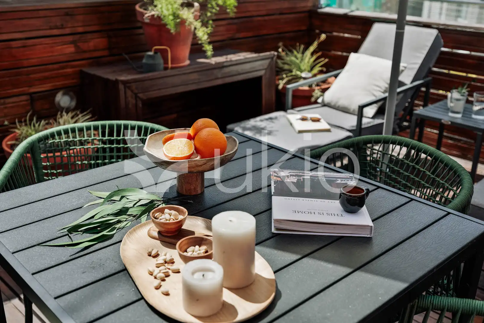 Terrace of Attic for rent in Barcelona  with Air Conditioner, Heating and Parquet flooring