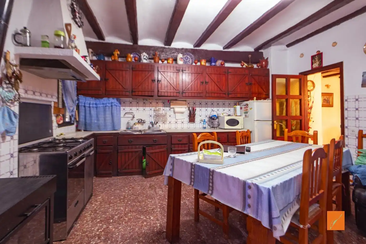 Cuina de Finca rústica en venda en Masdenverge amb Calefacció, Jardí privat i Terrassa