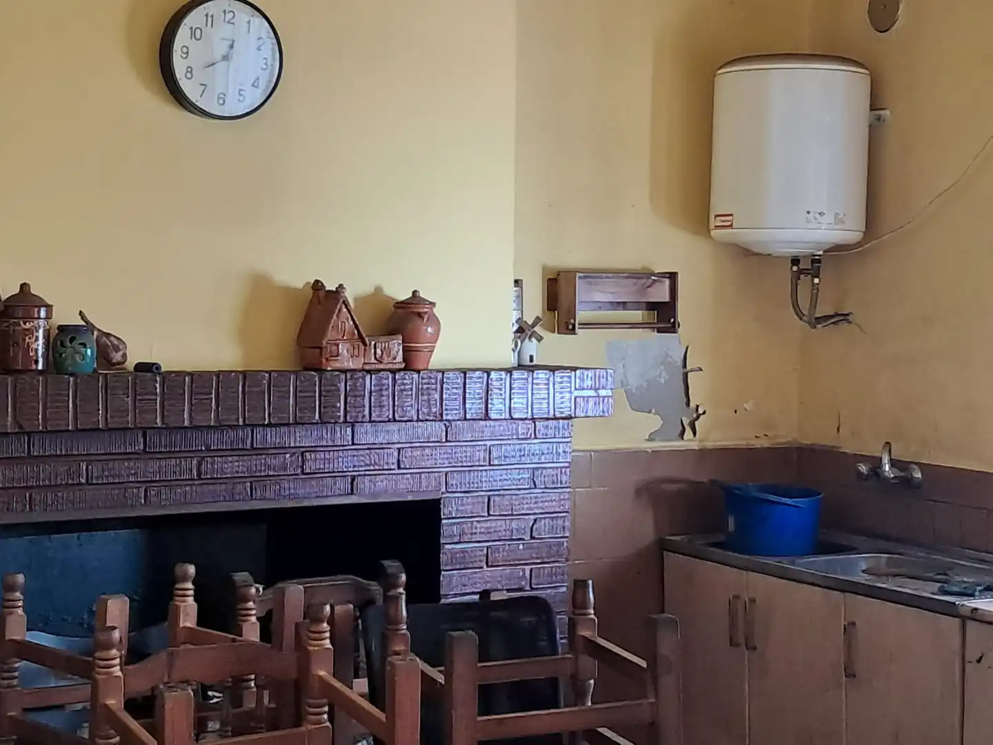 Cocina de Casa adosada en venta en Tomelloso con Aire acondicionado, Calefacción y Terraza