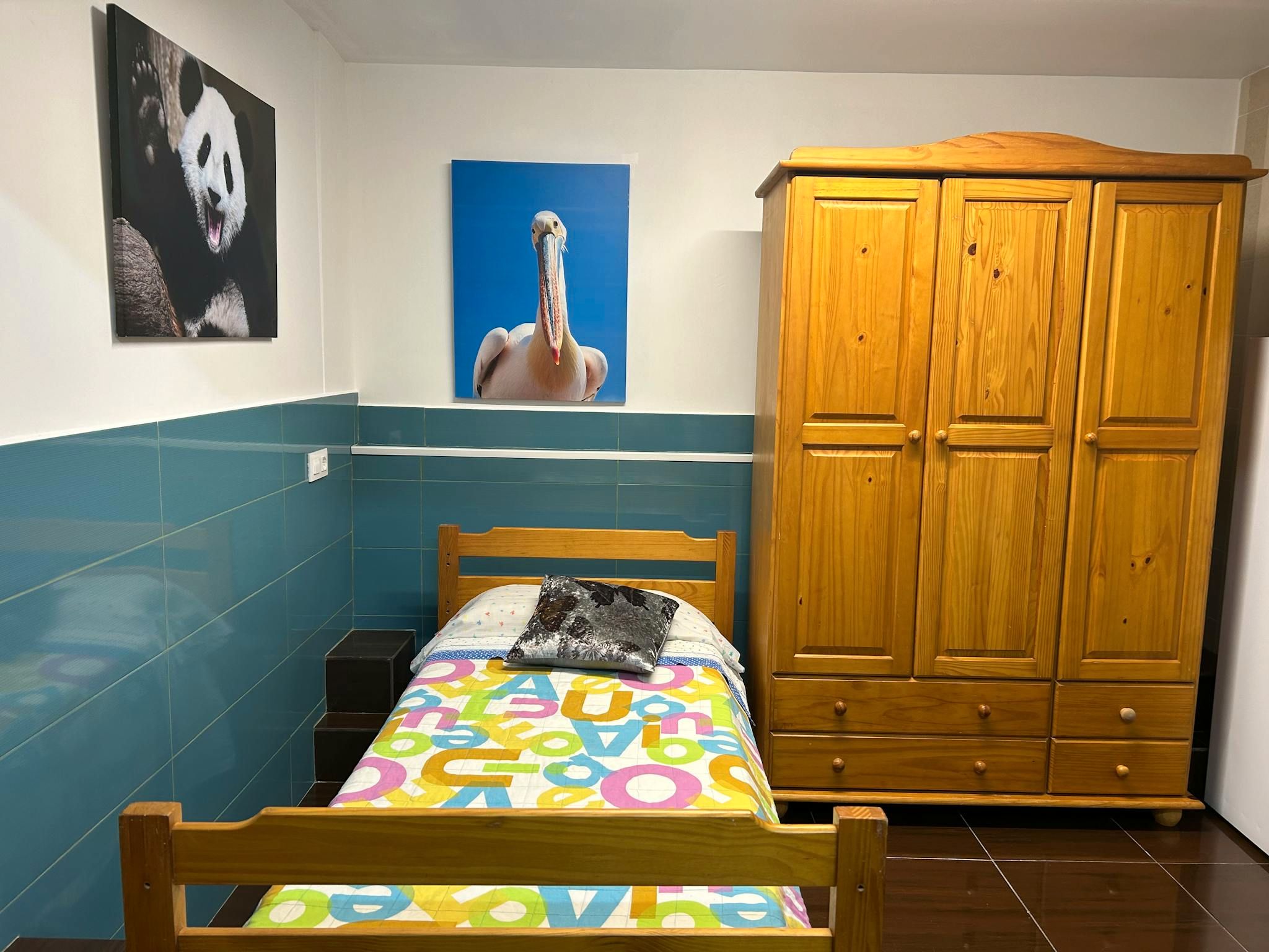 Bedroom of Flat to rent in  Barcelona Capital  with Air Conditioner, Heating and Washing machine