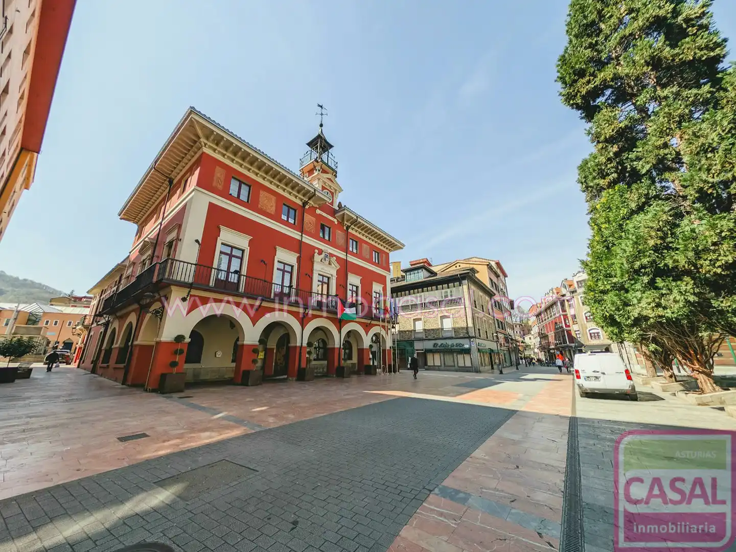 Vista exterior de Piso en venta en Langreo con Calefacción y Trastero