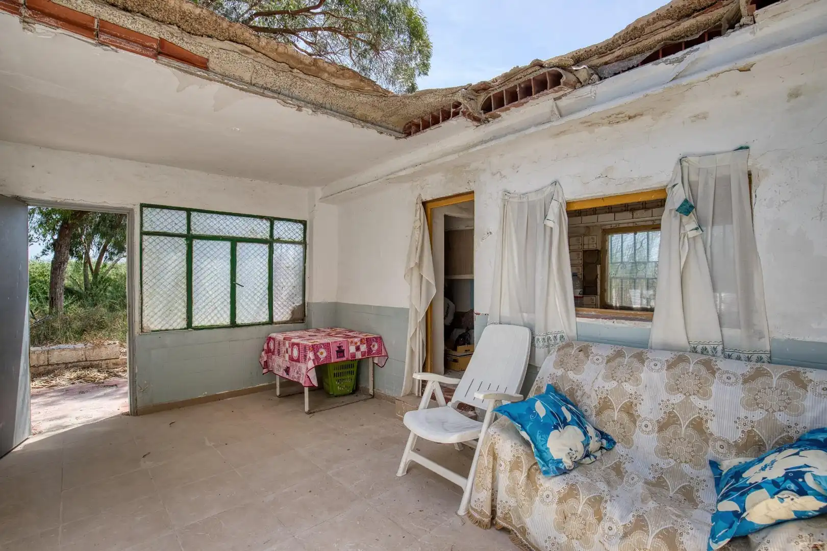 Terraza de Finca rústica en venta en Elche / Elx con Jardín privado, Terraza y Trastero