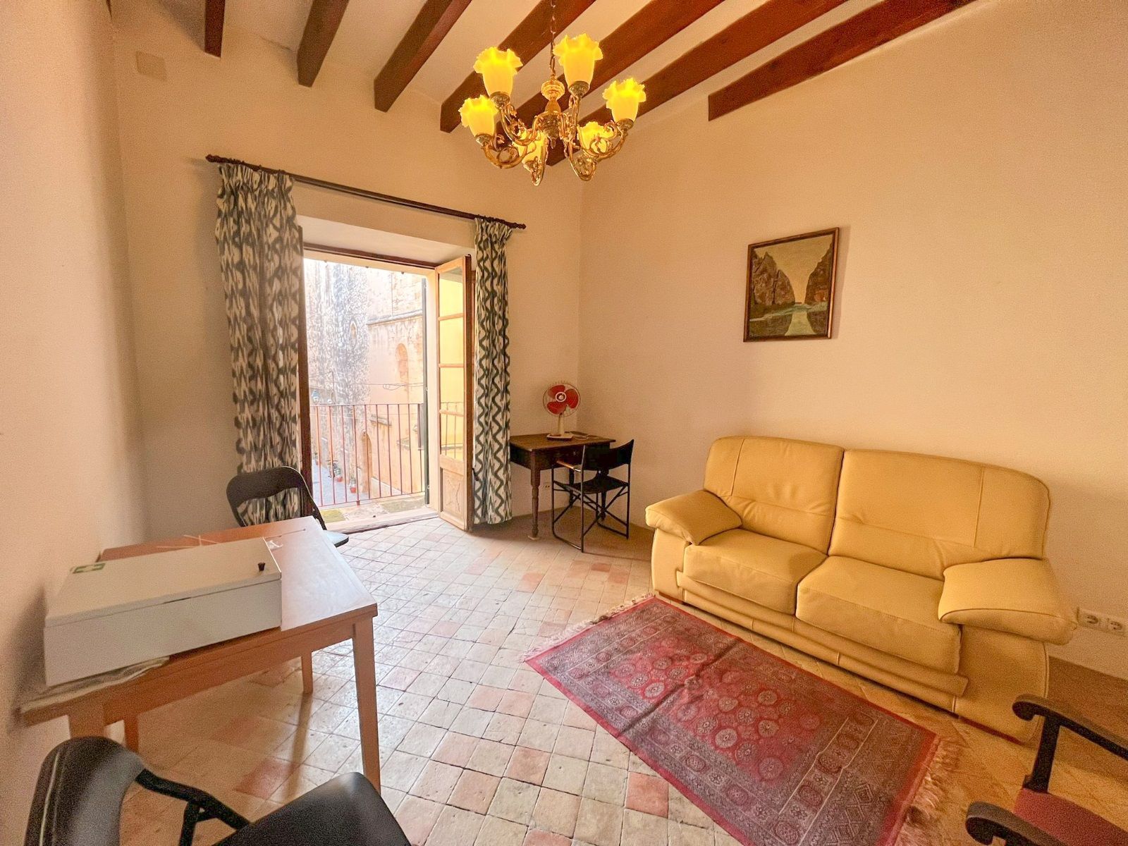 Sala d'estar de Edifici en venda en Pollença