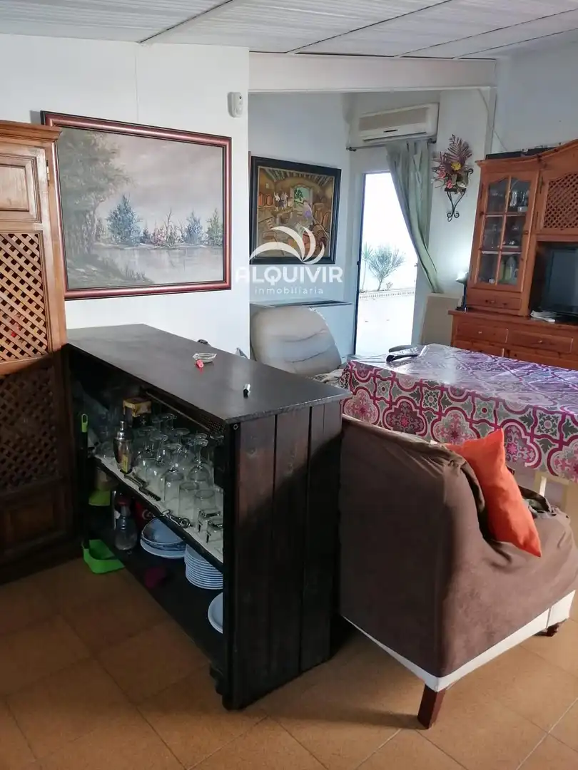 Sala d'estar de Casa o xalet en venda en Almonte amb Aire condicionat, Traster i Piscina