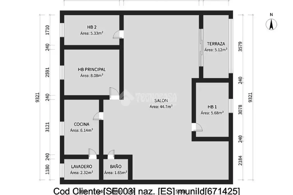 Piso en venta en Sur