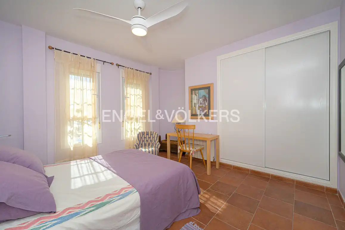 Bedroom of Houses for sale in Villajoyosa / La Vila Joiosa  with Air Conditioner, Private garden and Terrace