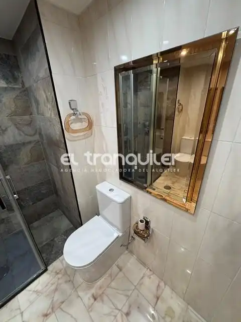 Badezimmer von Wohnung zur Miete in Móstoles mit Klimaanlage, Parkett und Terrasse