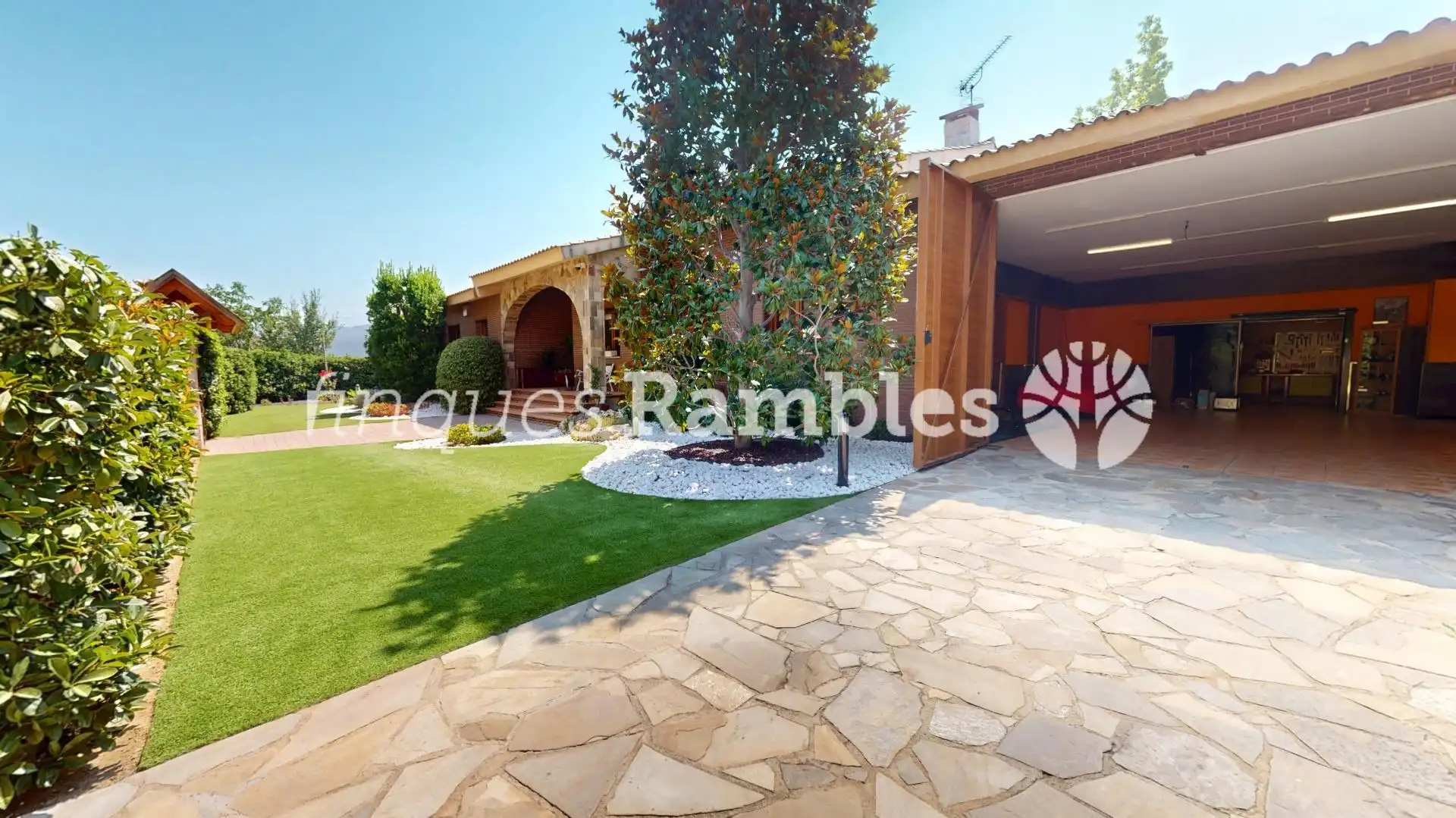Jardín de Casa o chalet en venta en La Pobla de Claramunt con Calefacción, Jardín privado y Terraza
