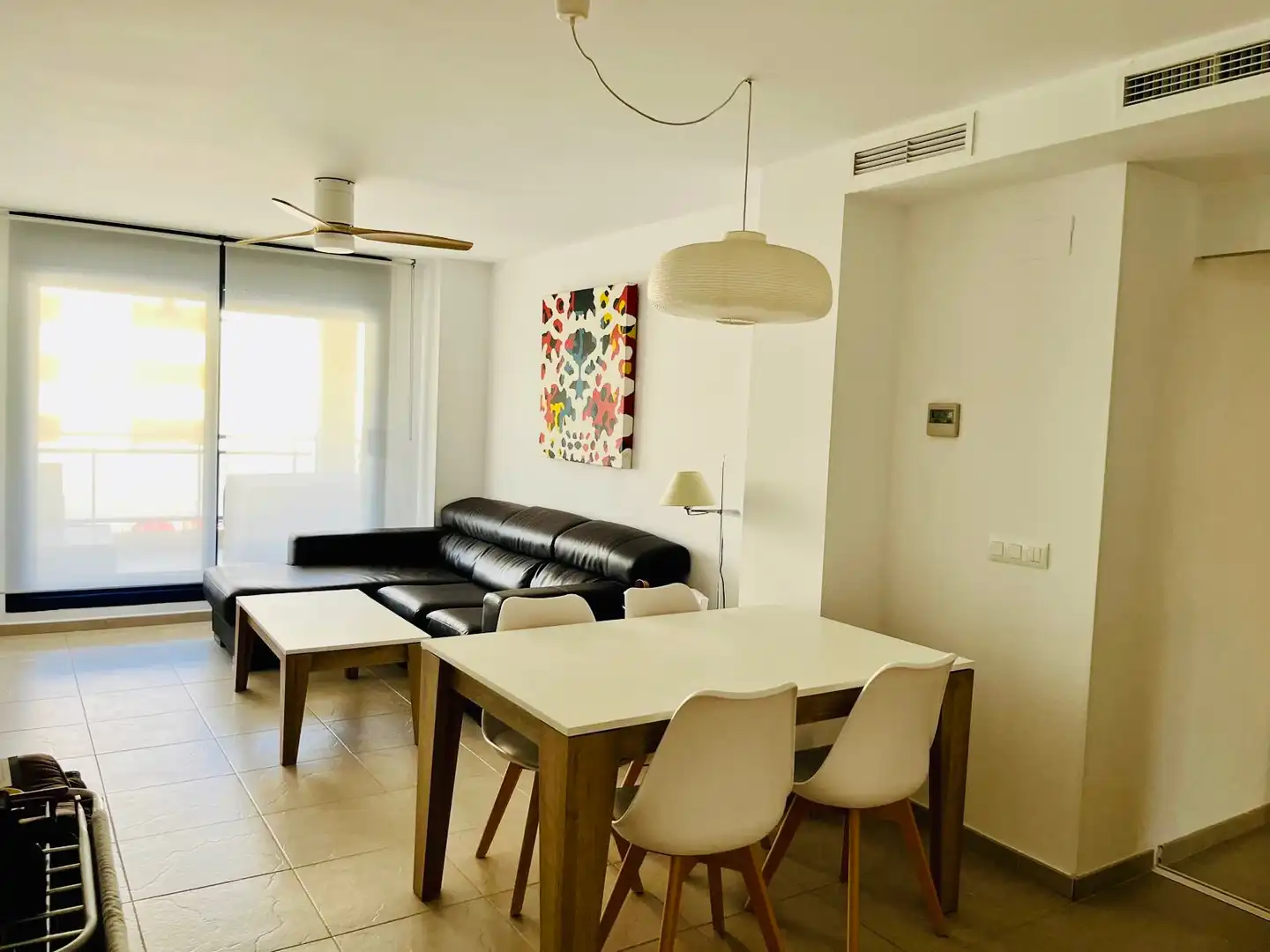 Wohnzimmer von Wohnungen zum Verkauf in Dénia mit Klimaanlage, Heizung und Terrasse
