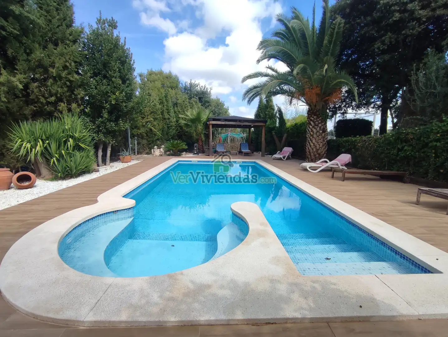 Swimming pool of Houses for sale in Vallirana, Barcelona