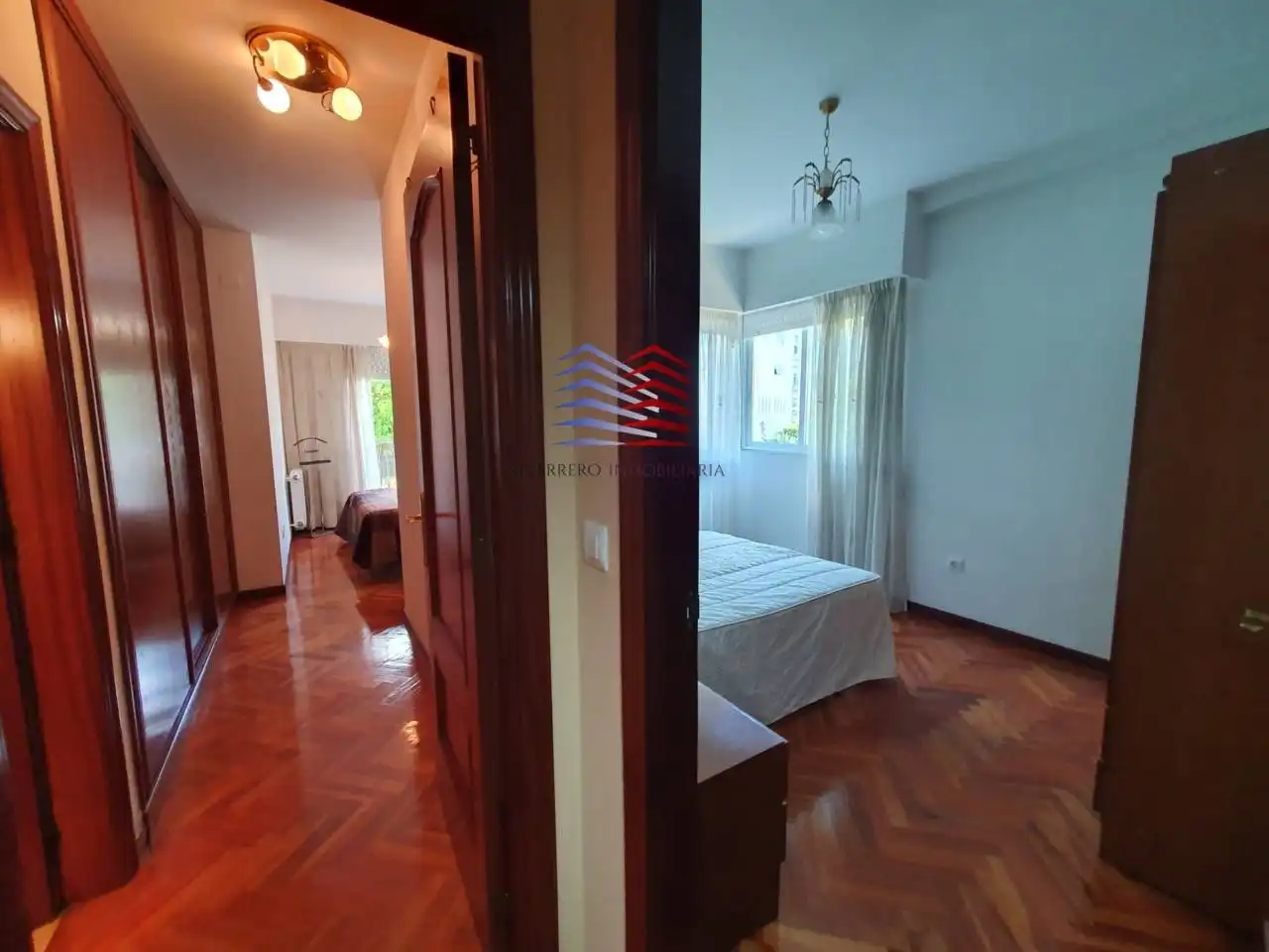 Bedroom of Flat for rent in Ourense Capital   with Heating, Parquet flooring and Storage room
