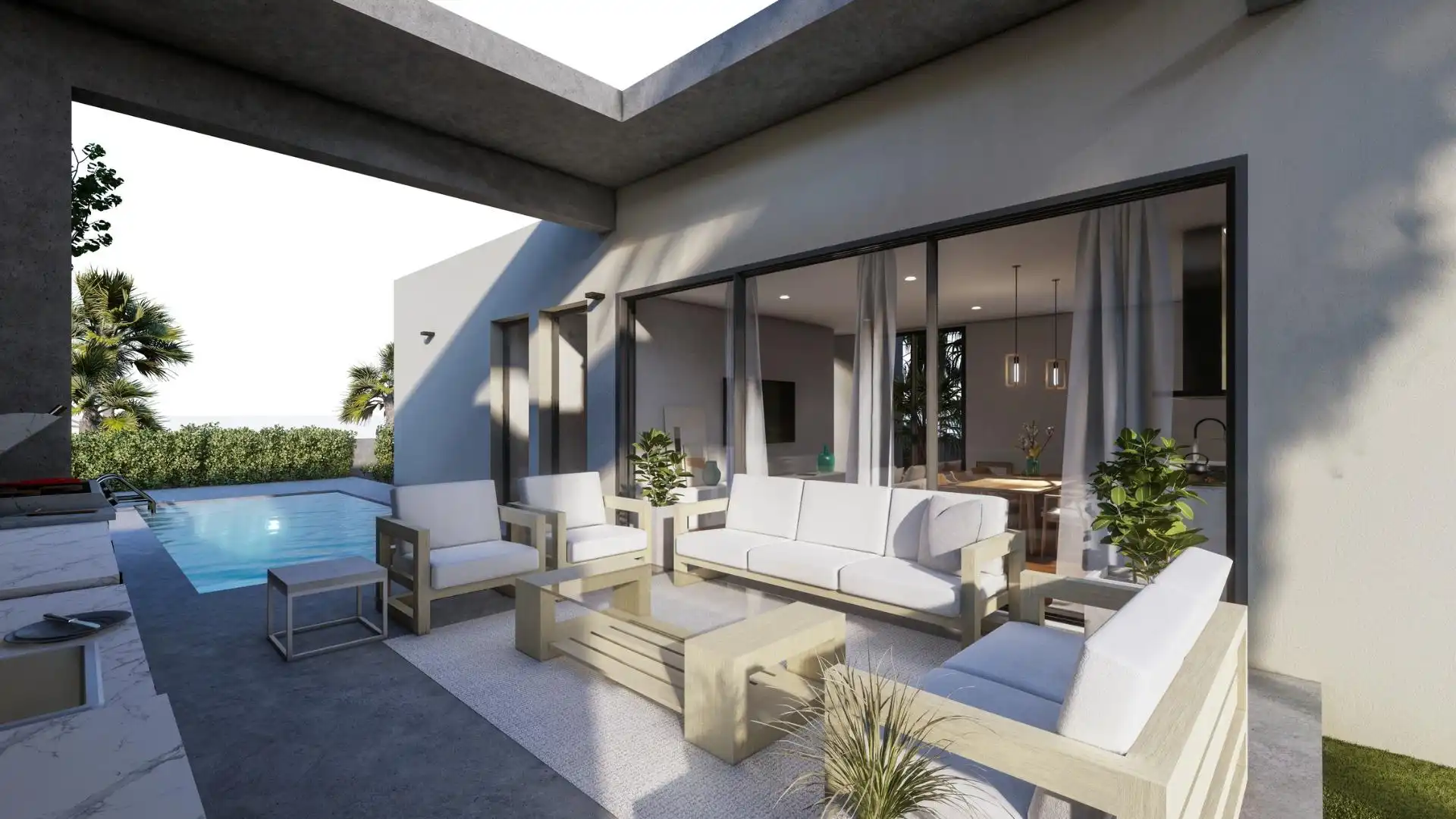 Chalet con piscina en venta en Campo de Murcia, imagen 3