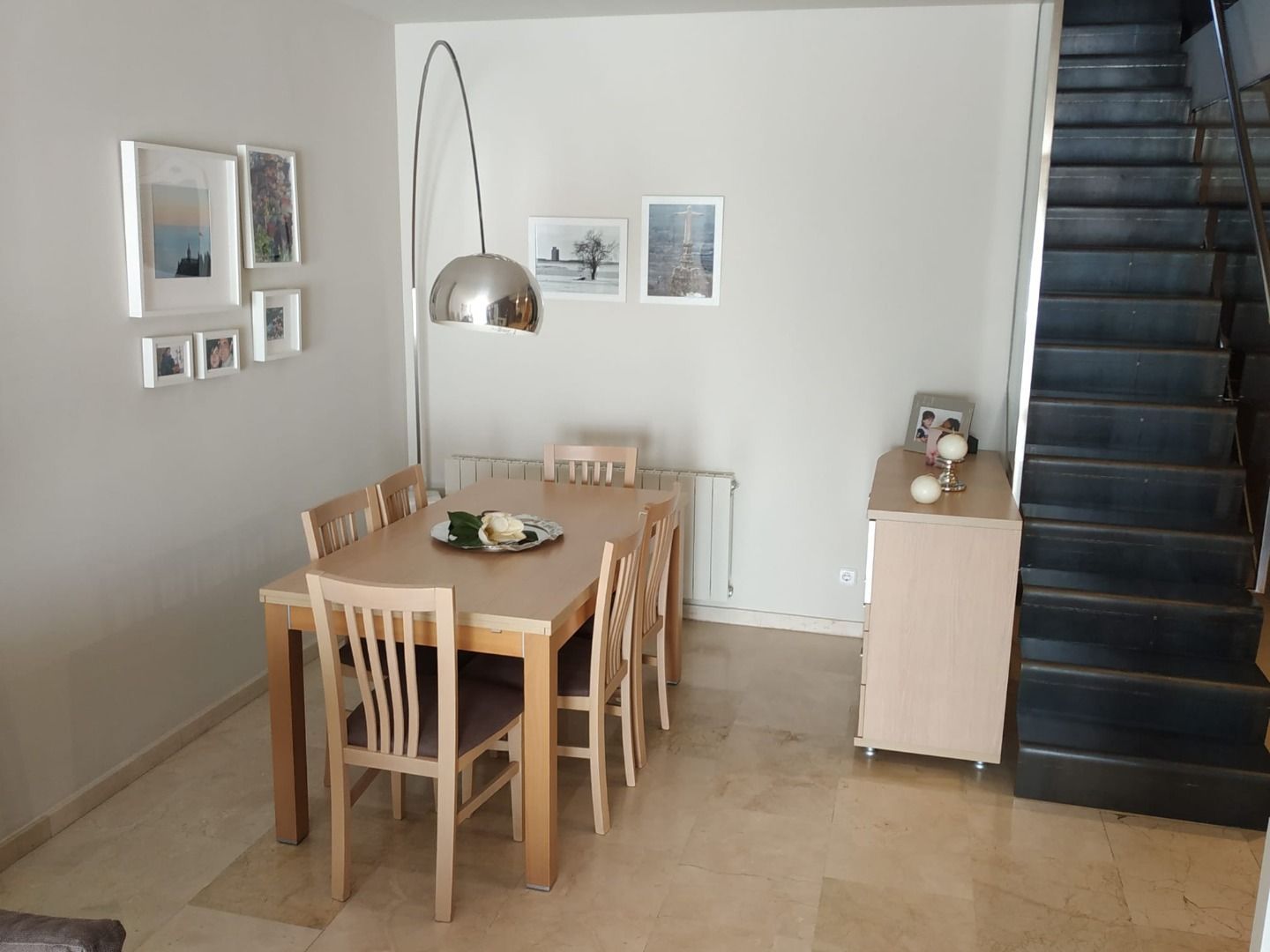 Dining room of Duplex for sale in Alguaire  with Air Conditioner, Heating and Parquet flooring