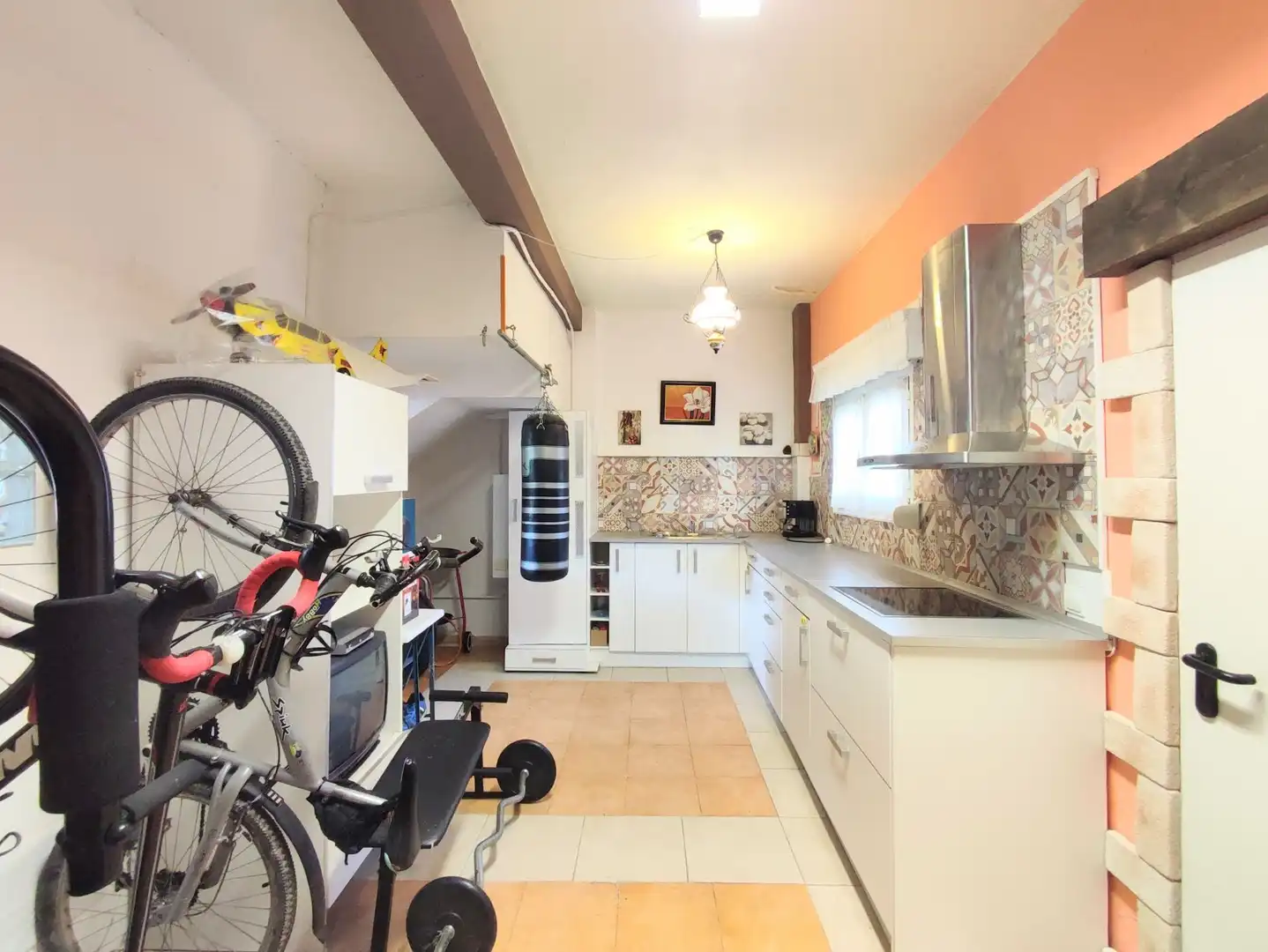 Cocina de Casa adosada en venta en Aoiz / Agoitz con Aire acondicionado, Calefacción y Terraza