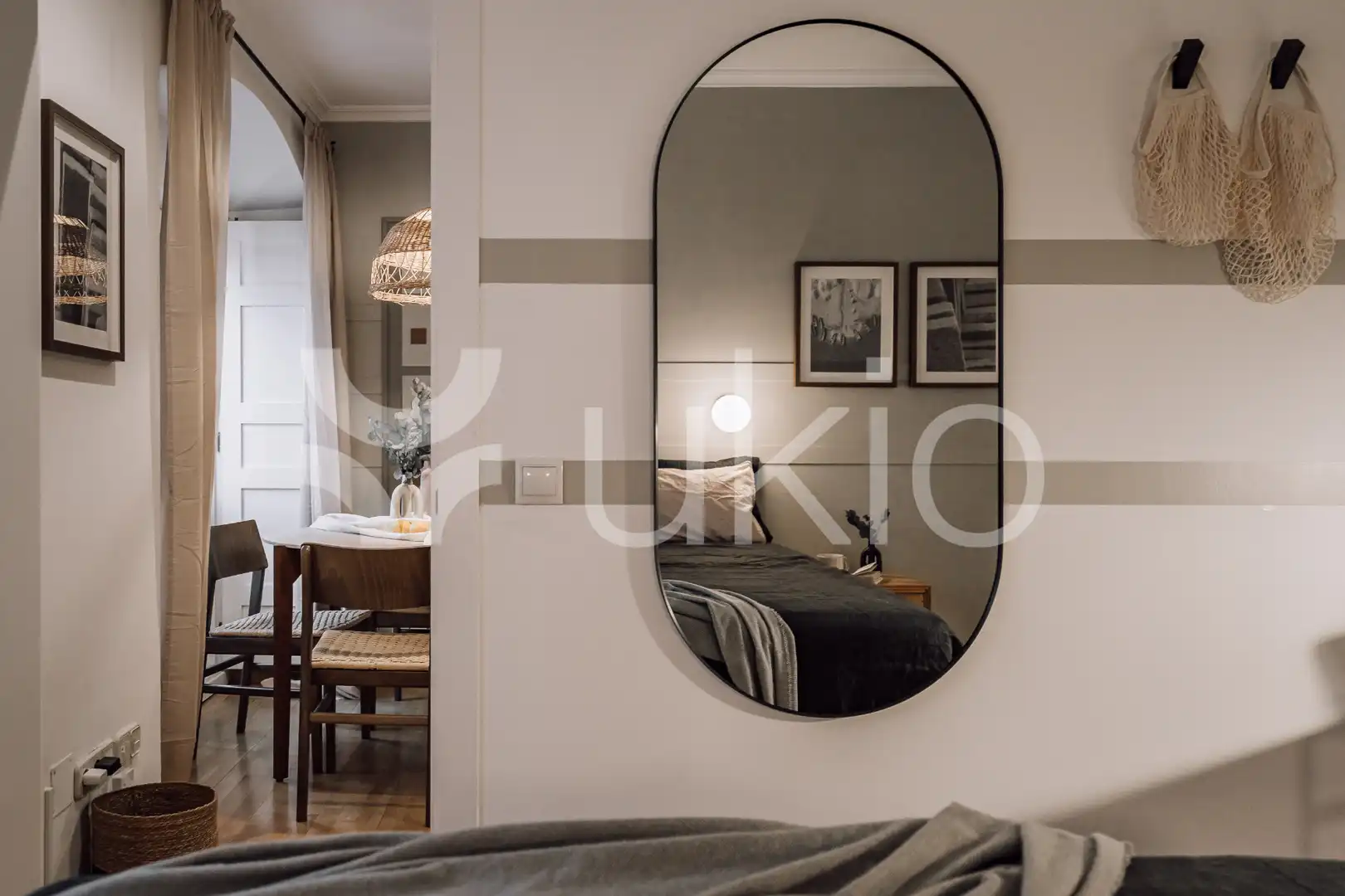 Bedroom of Apartments for rent in Madrid  with Heating, Furnished and Washing machine