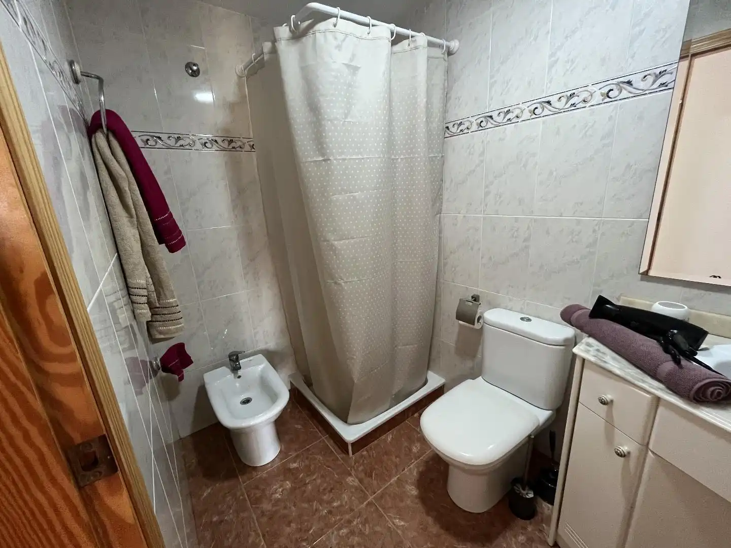 Bathroom of Flat for rent in Chilches / Xilxes  with Terrace, Storage room and Furnished