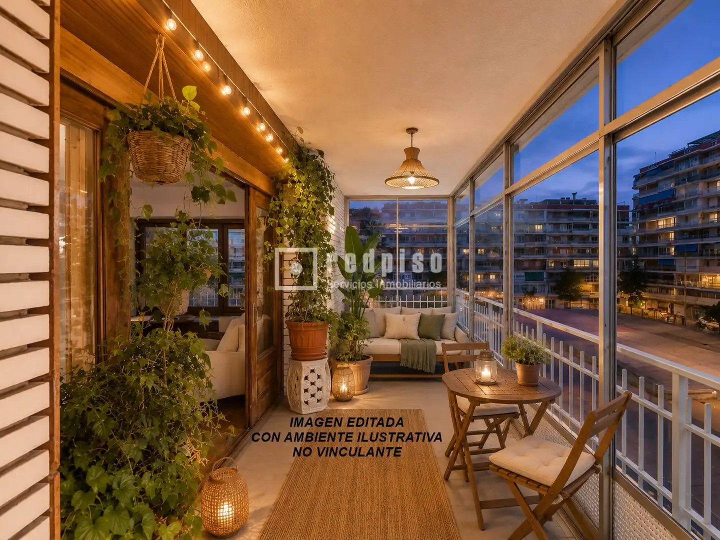 Terraza de Piso en venta en Alcorcón con Calefacción, Jardín privado y Parquet