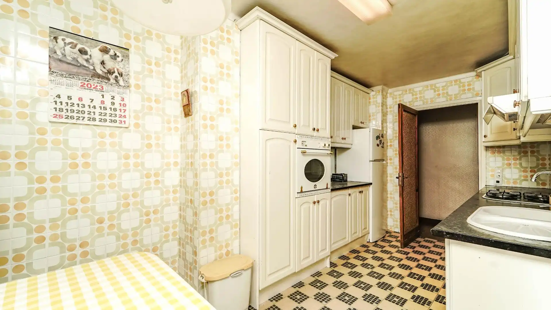 Küche von Wohnung zum Verkauf in  Palma de Mallorca mit Parkett