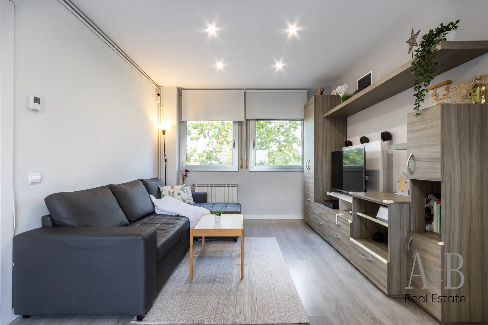 Sala d'estar de Pis en venda en Can Feu - Gràcia