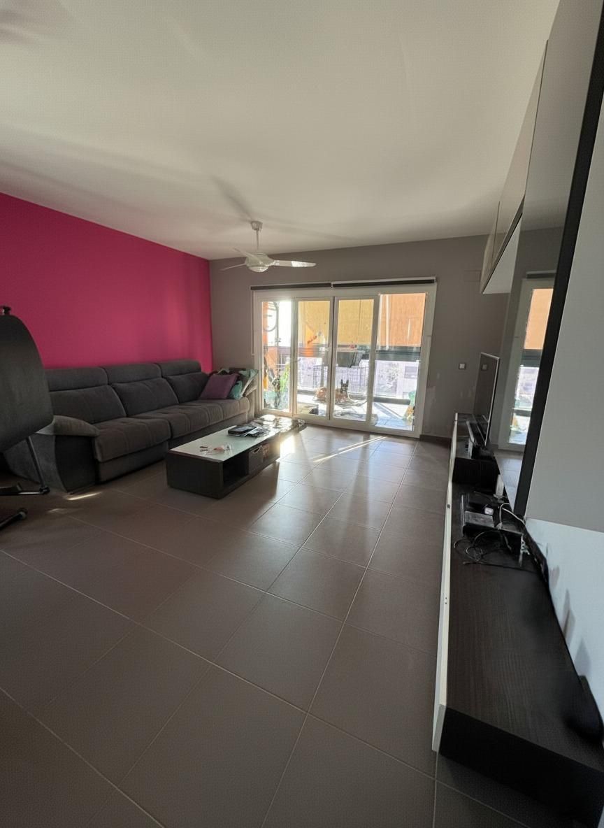 Living room of Flat for sale in El Campello  with Air Conditioner, Terrace and Storage room