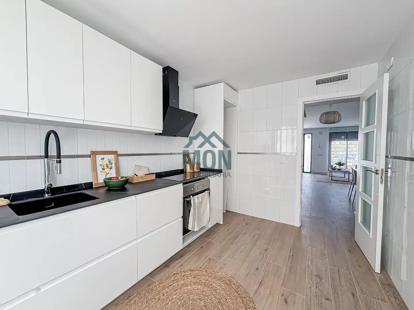 Cocina de Casa adosada en venta en Onda con Aire acondicionado, Calefacción y Terraza