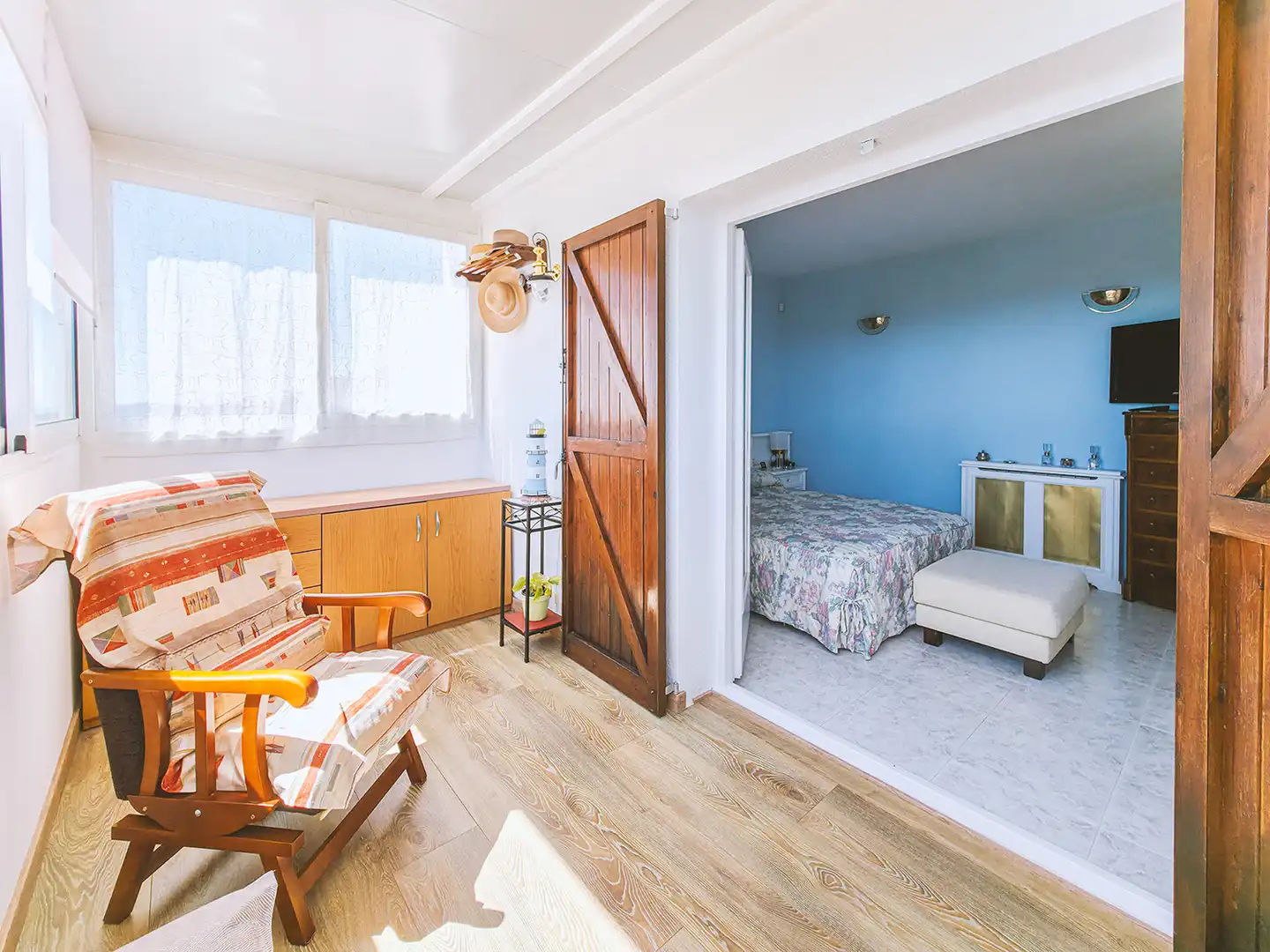 Schlafzimmer von Haus oder Chalet zum Verkauf in Sant Cebrià de Vallalta mit Heizung, Privatgarten und Terrasse