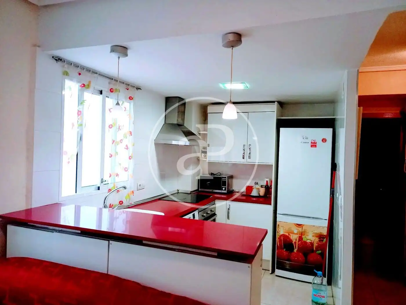 Cocina de Piso de alquiler en Valencia con Calefacción y Amueblado