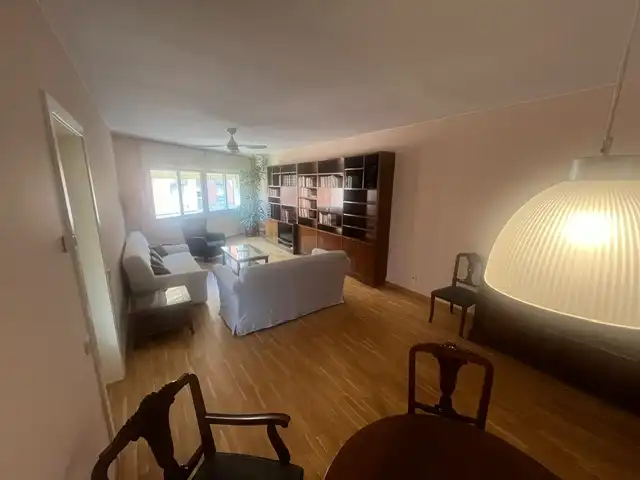Wohnzimmer von Wohnung zur Miete in Sant Cugat del Vallès mit Klimaanlage, Heizung und Parkett